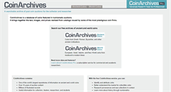 Desktop Screenshot of coinarchives.com